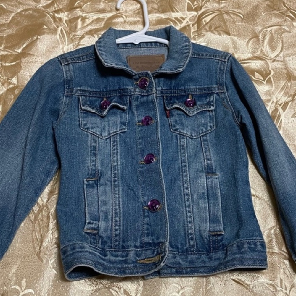 NWOT Levi girls Jean jacket - Picture 4 of 4